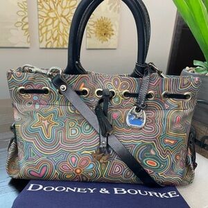 Dooney & Bourke Graffitti Shoulder Bag with Crossbody Strap